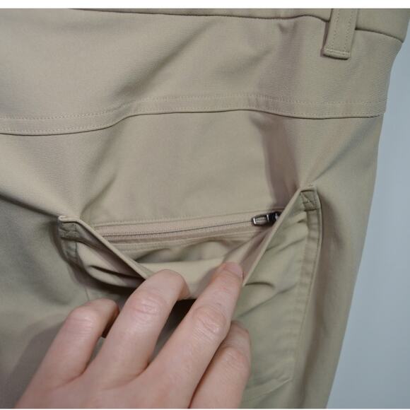 Lululemon Men's Khaki Dress Performance Pants Size 35 - Picture 6 of 8